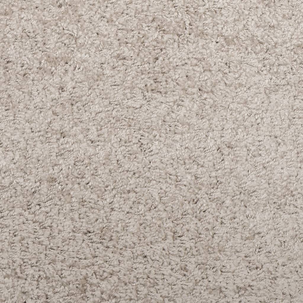 vidaXL Shaggy-Teppich PAMPLONA Hochflor Modern Beige 80x200 cm