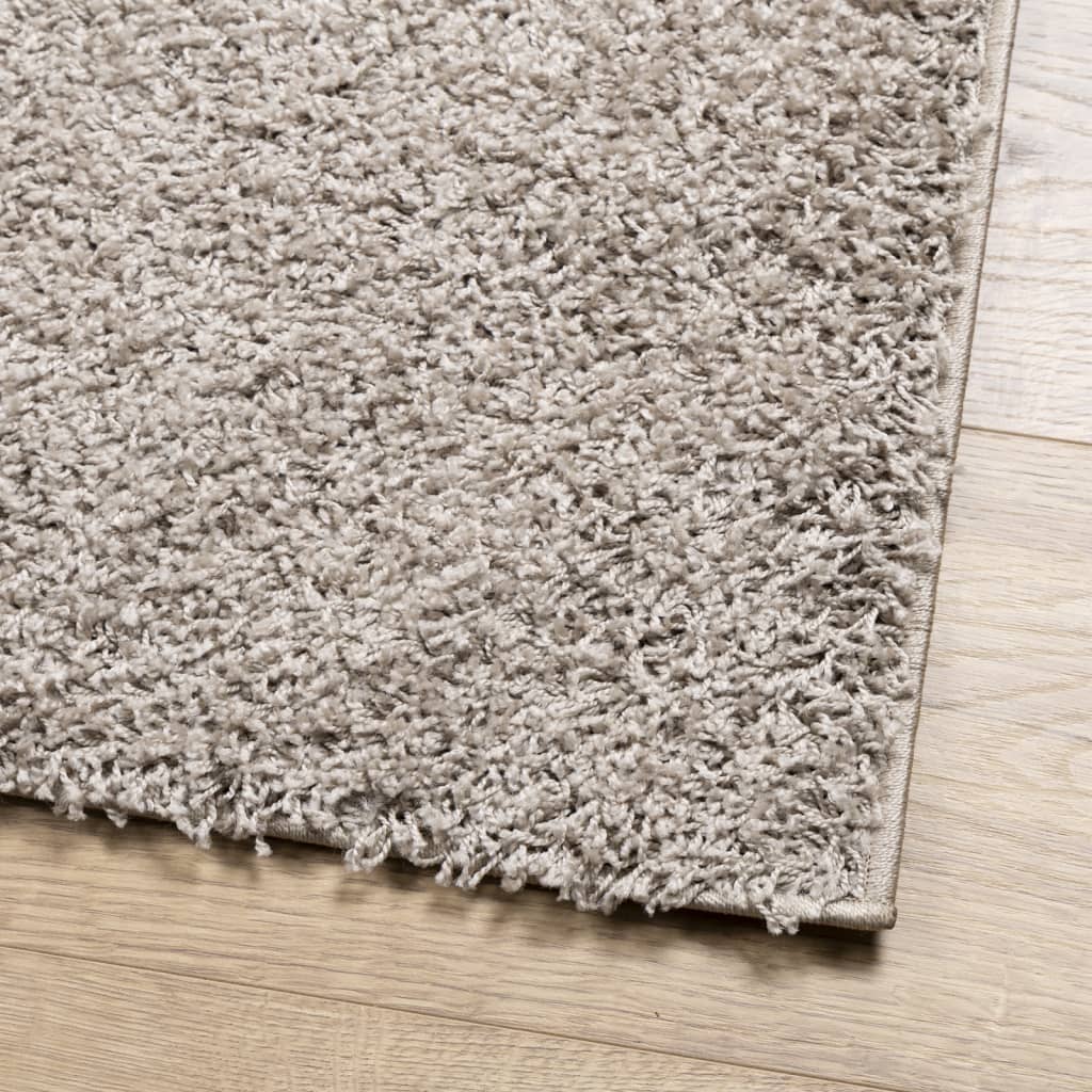 vidaXL Shaggy-Teppich PAMPLONA Hochflor Modern Beige 100x200 cm