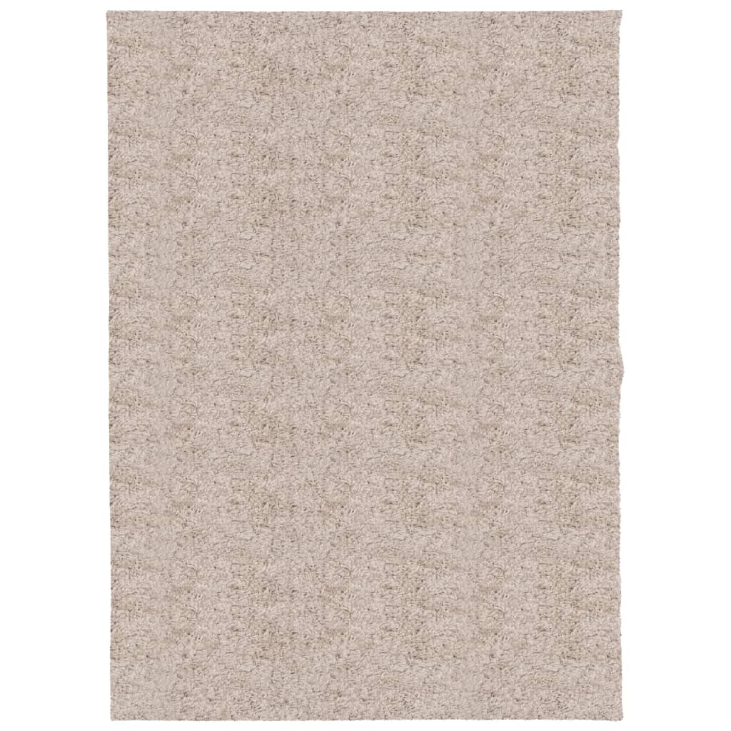 vidaXL Shaggy-Teppich PAMPLONA Hochflor Modern Beige 140x200 cm