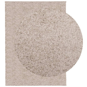 vidaXL Shaggy-Teppich PAMPLONA Hochflor Modern Beige 140x200 cm