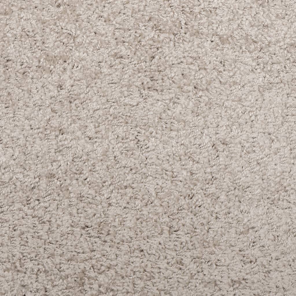 vidaXL Shaggy-Teppich PAMPLONA Hochflor Modern Beige 140x200 cm