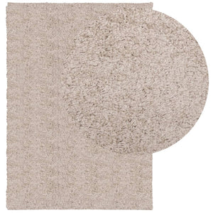 vidaXL Shaggy-Teppich PAMPLONA Hochflor Modern Beige 160x230 cm