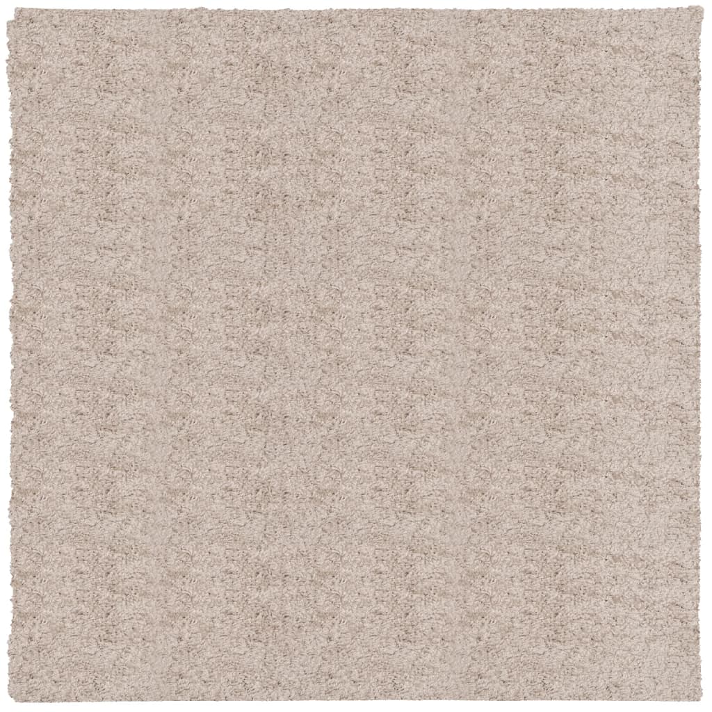 vidaXL Shaggy-Teppich PAMPLONA Hochflor Modern Beige 240x240 cm