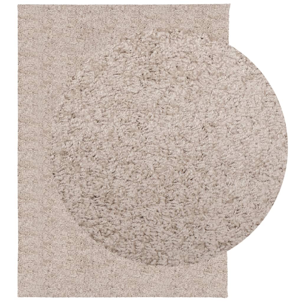 vidaXL Shaggy-Teppich PAMPLONA Hochflor Modern Beige 240x340 cm