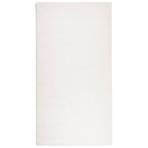 vidaXL Teppich Shaggy Hochflor Modern Creme 80x150 cm