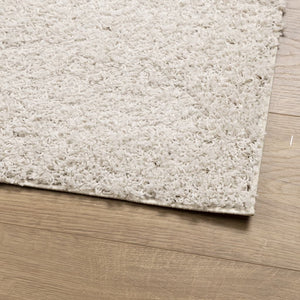 vidaXL Shaggy-Teppich PAMPLONA Hochflor Modern Creme 100x200 cm