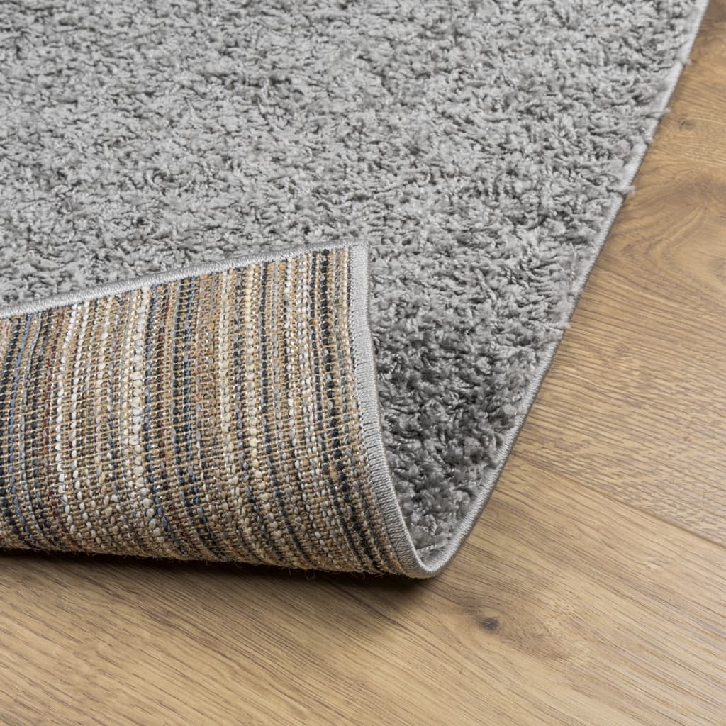 vidaXL Shaggy-Teppich PAMPLONA Hochflor Modern Grau 80x150 cm