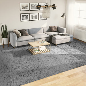 vidaXL Shaggy-Teppich PAMPLONA Hochflor Modern Grau 300x400 cm