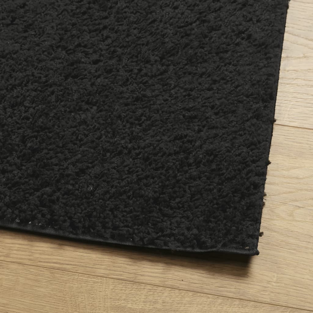 vidaXL Shaggy-Teppich PAMPLONA Hochflor Modern Schwarz 60x110 cm