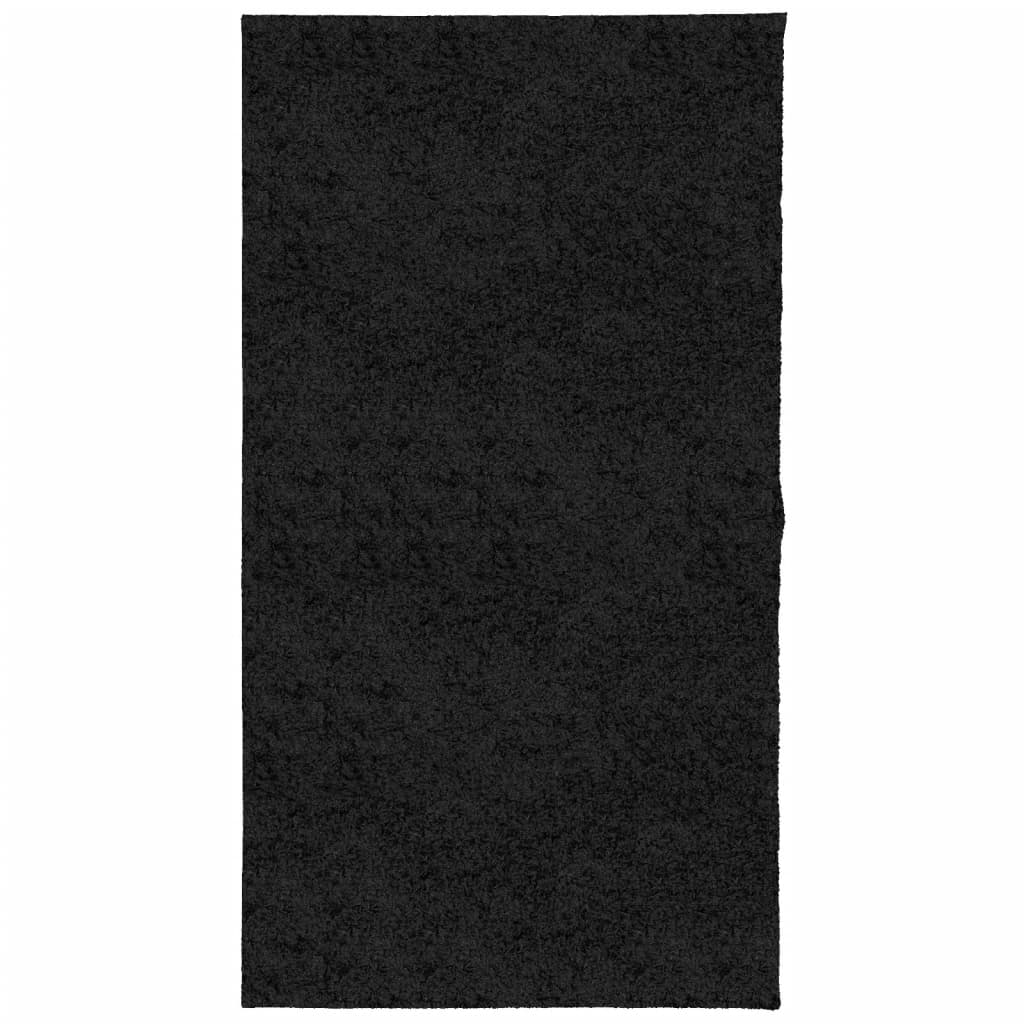 vidaXL Shaggy-Teppich PAMPLONA Hochflor Modern Schwarz 80x150 cm