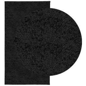 vidaXL Shaggy-Teppich PAMPLONA Hochflor Modern Schwarz 80x150 cm