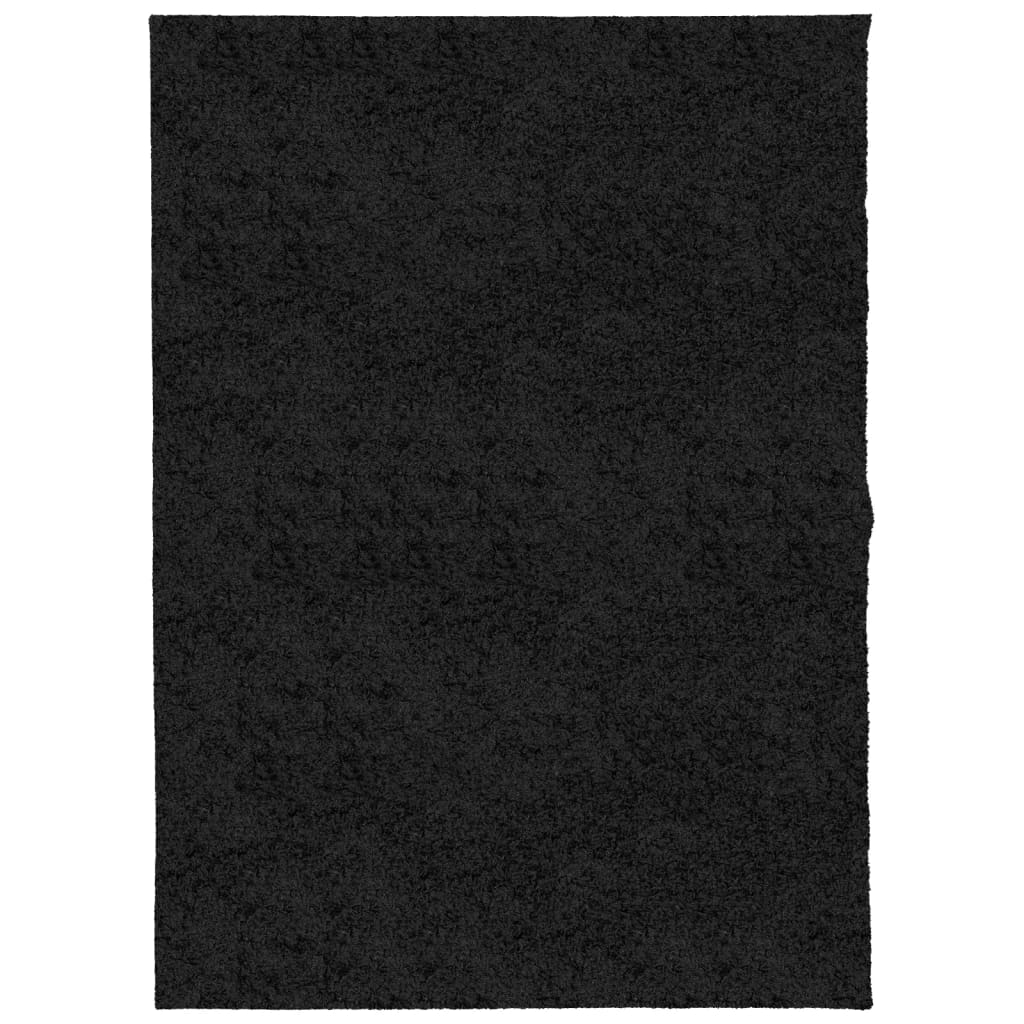 vidaXL Shaggy-Teppich PAMPLONA Hochflor Modern Schwarz 140x200 cm