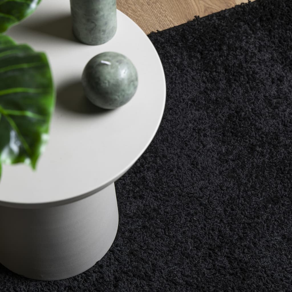 vidaXL Shaggy-Teppich PAMPLONA Hochflor Modern Schwarz 200x280 cm