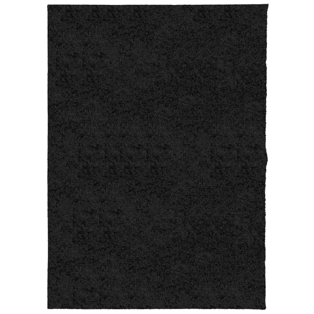 vidaXL Shaggy-Teppich PAMPLONA Hochflor Modern Schwarz 240x340 cm