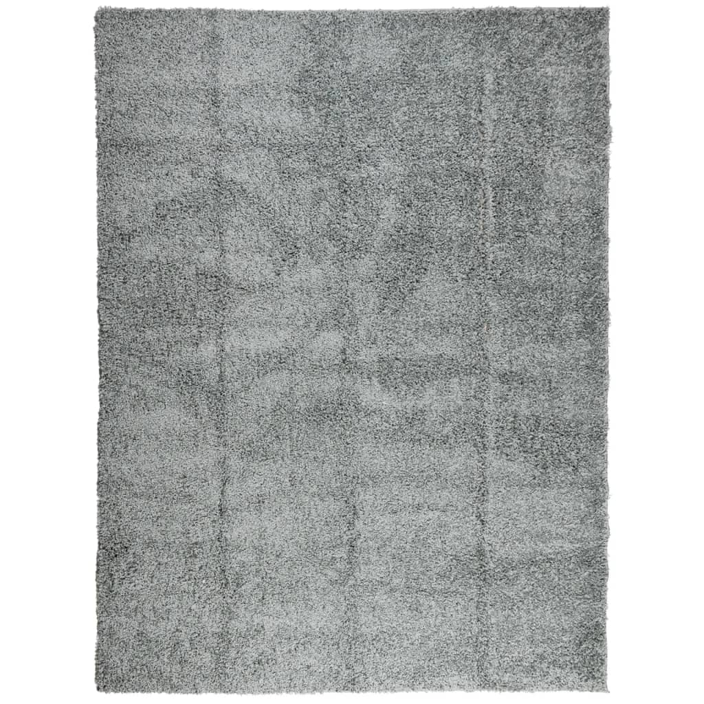 vidaXL Teppich Shaggy Hochflor Modern Grün 300x400 cm