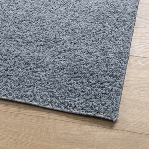 vidaXL Teppich Shaggy Hochflor Modern Blau 60x110 cm