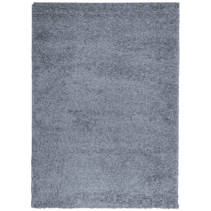 vidaXL Teppich Shaggy Hochflor Modern Blau 200x280 cm