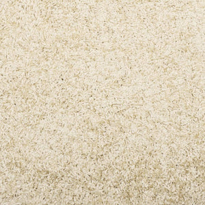 vidaXL Teppich Shaggy Hochflor Modern Golden 60x110 cm