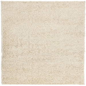 vidaXL Teppich Shaggy Hochflor Modern Golden 200x200 cm