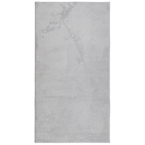 vidaXL Teppich IZA Kurzflor Skandinavischer Look Grau 80x150 cm