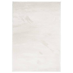 vidaXL Teppich OVIEDO Kurzflor Beige 120x170 cm