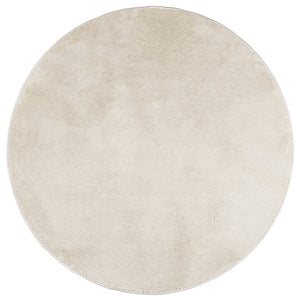 vidaXL Teppich OVIEDO Kurzflor Beige Ø 80 cm