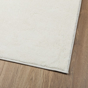 vidaXL Teppich OVIEDO Kurzflor Creme 160x160 cm