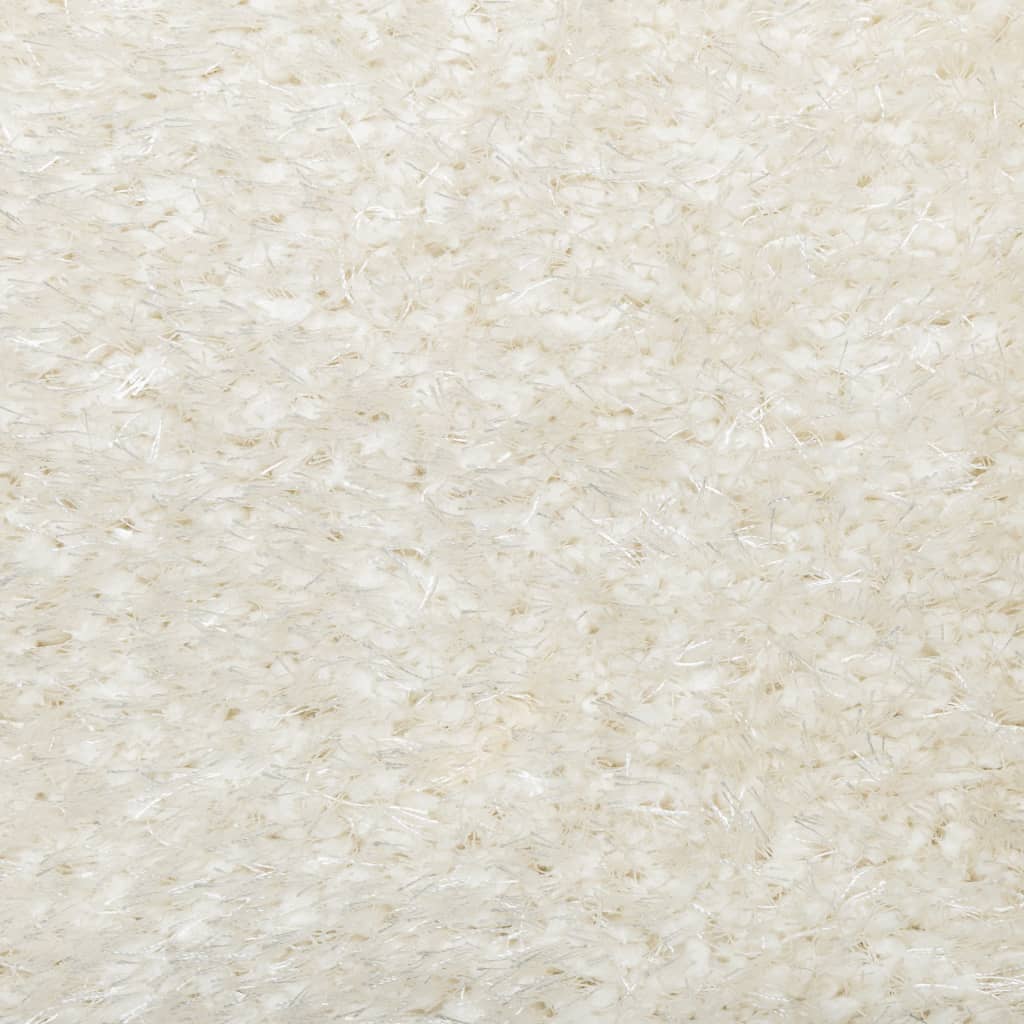 vidaXL Teppich ISTAN Hochflor Glänzend Creme 200x280 cm