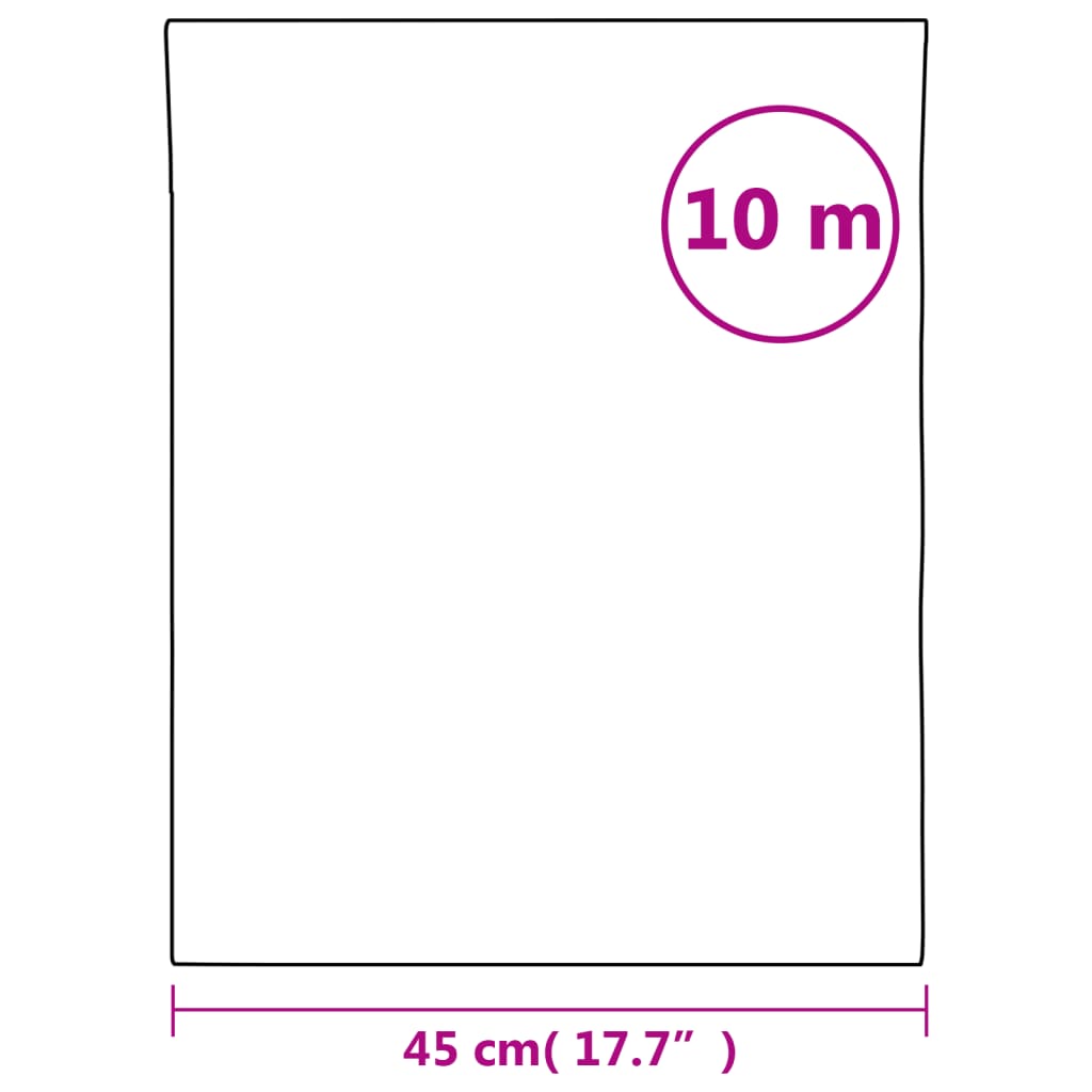 vidaXL Fensterfolie Matt Weiß 45x1000 cm PVC