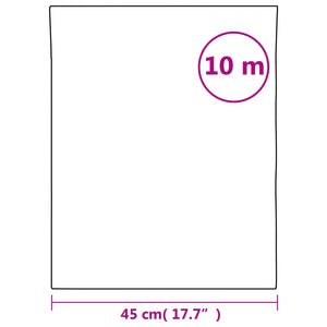 vidaXL Fensterfolie Matt Weiß 45x1000 cm PVC