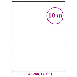 vidaXL Fensterfolie Matt Streifen-Design 45x1000 cm PVC