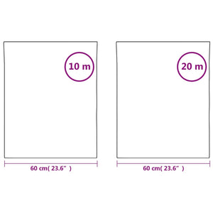 vidaXL Fensterfolien 3 Stk. Statisch Matt Schwarz PVC