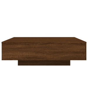 Couchtisch Braun Eichen-Optik 100x100x31 cm Holzwerkstoff Stilecasa