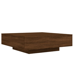 Couchtisch Braun Eichen-Optik 100x100x31 cm Holzwerkstoff Stilecasa