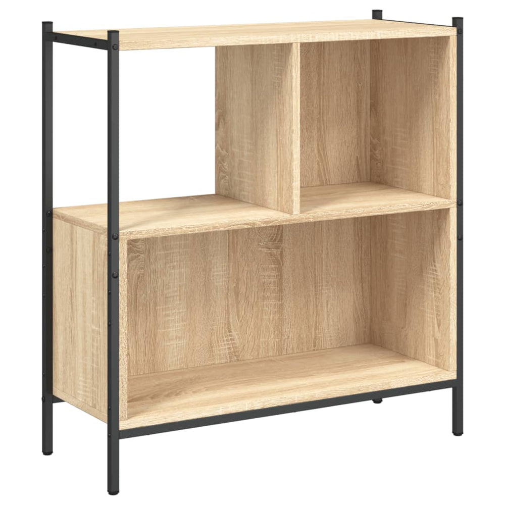 Bücherregal Sonoma-Eiche 72x28x77,5 cm Holzwerkstoff Stilecasa