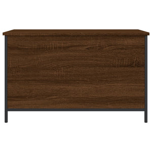 vidaXL Sitzbank mit Stauraum Braun Eiche 80x42,5x50 cm Holzwerkstoff