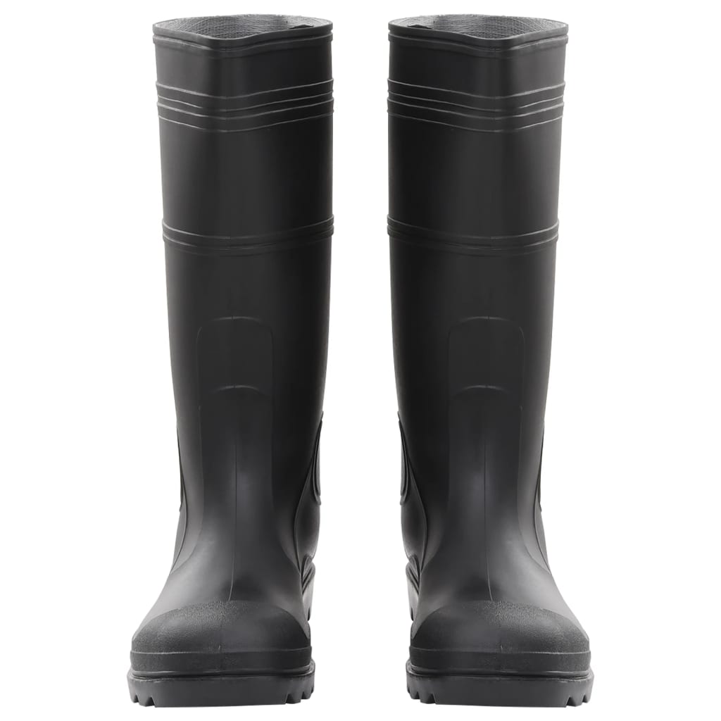 vidaXL Gummistiefel Schwarz Größe 45 PVC