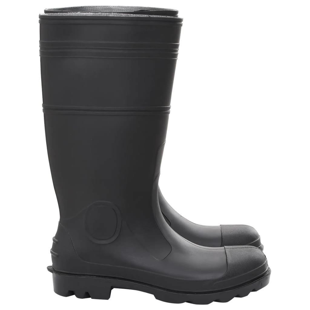 vidaXL Gummistiefel Schwarz Größe 45 PVC