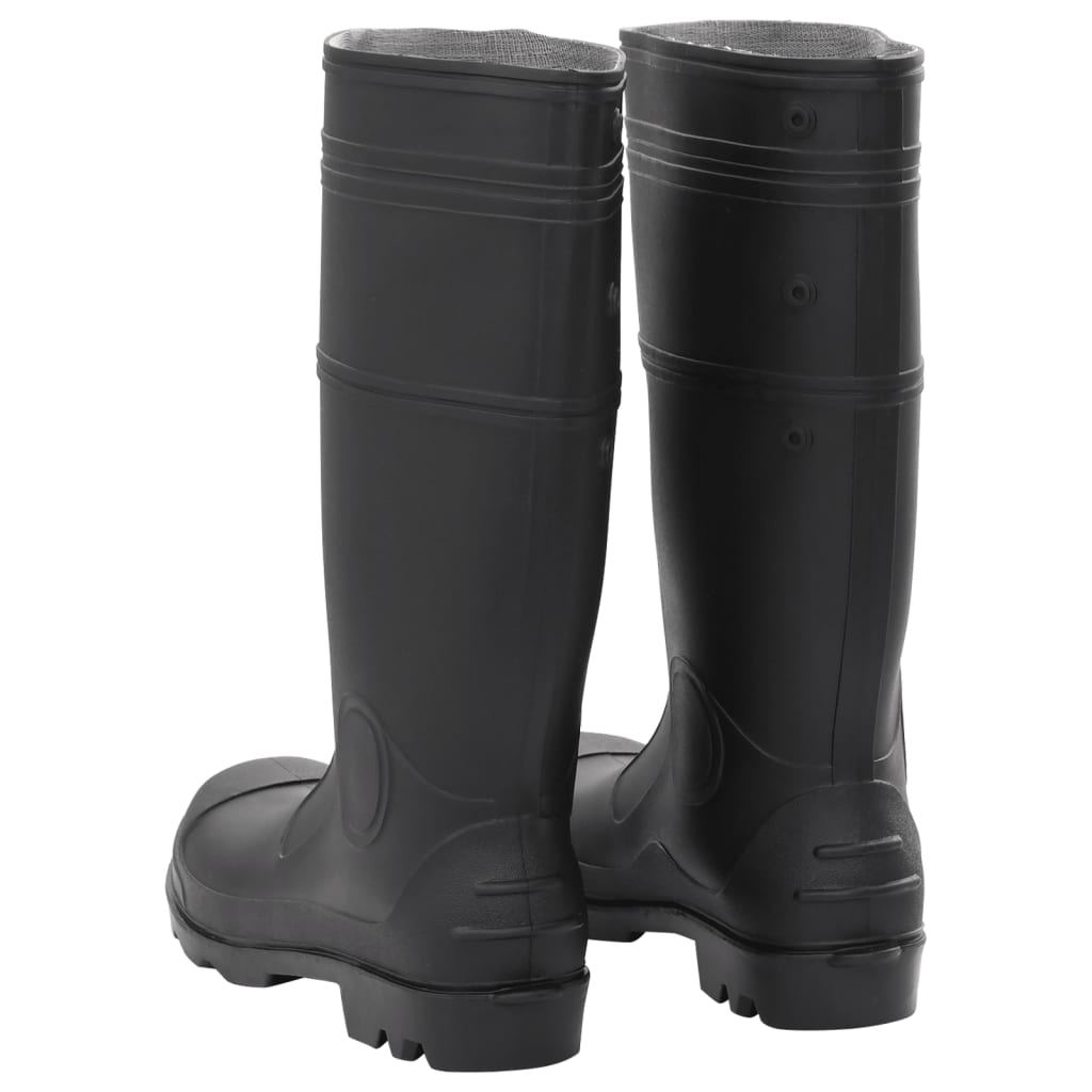 vidaXL Gummistiefel Schwarz Größe 45 PVC