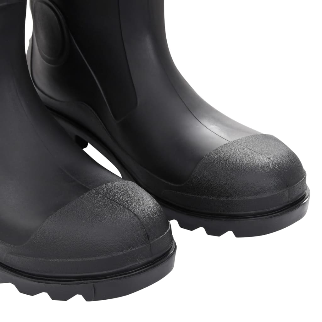 vidaXL Gummistiefel Schwarz Größe 45 PVC