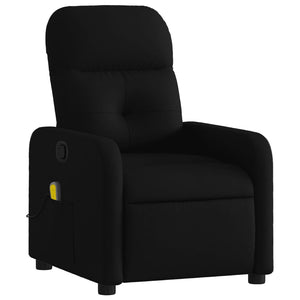 vidaXL Massagesessel Schwarz Stoff