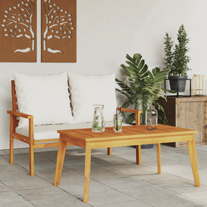 vidaXL Garten-Esstisch 100x55x45 cm Massivholz Akazie