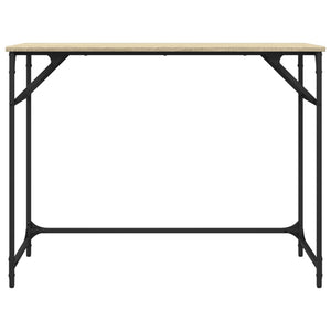 Schreibtisch Sonoma-Eiche 100x45x76 cm Holzwerkstoff und Stahl