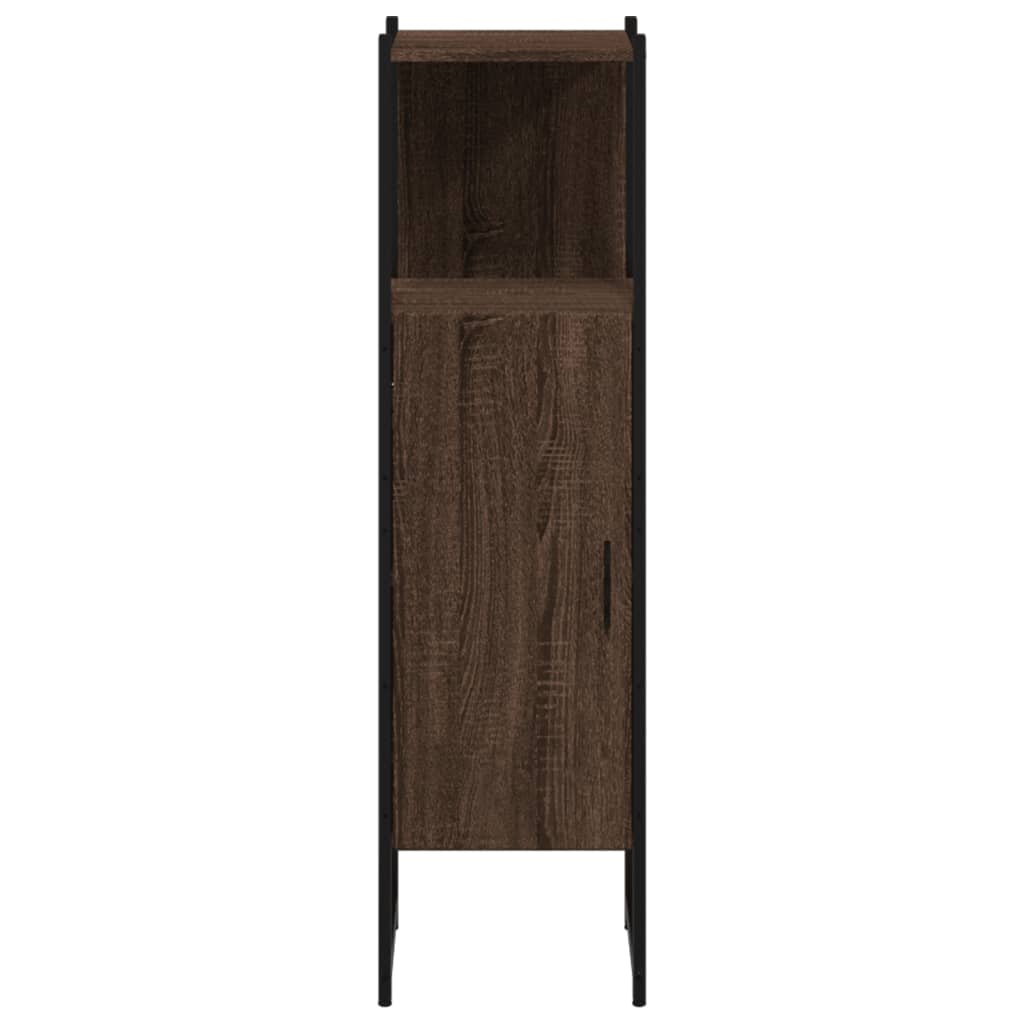 vidaXL Badschrank Braun Eichen-Optik 33x33x120,5 cm Holzwerkstoff