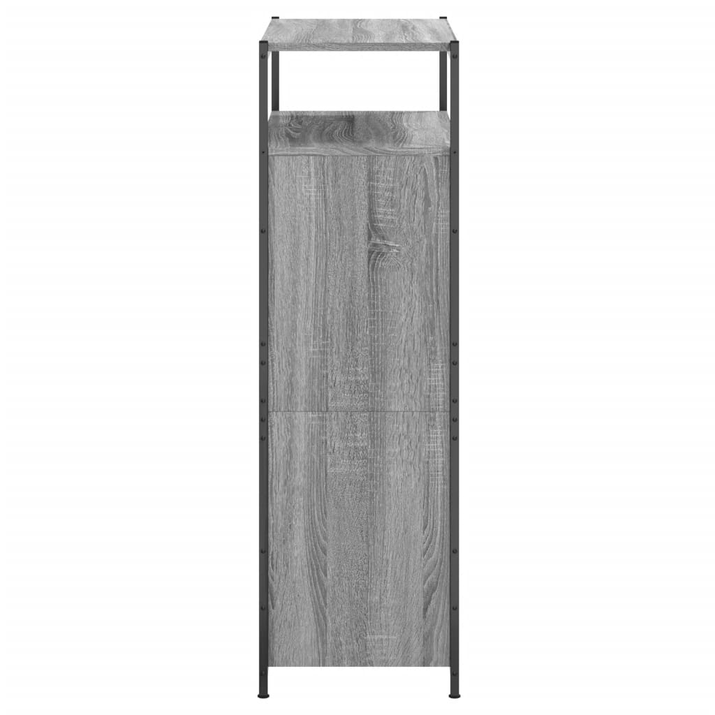 Schuhschrank Grau Sonoma 75x34x112 cm Holzwerkstoff Stilecasa