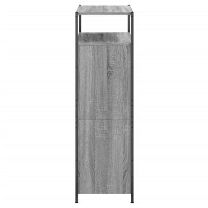 Schuhschrank Grau Sonoma 75x34x112 cm Holzwerkstoff Stilecasa