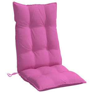 vidaXL Hochlehner-Auflagen 4 Stk. Rosa Oxford-Gewebe