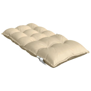 vidaXL Niedriglehner-Auflagen 2 Stk. Beige Oxford-Gewebe