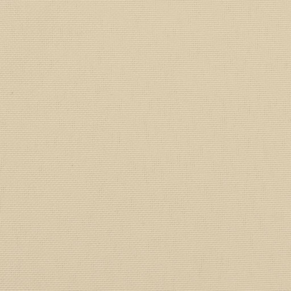 vidaXL Niedriglehner-Auflagen 2 Stk. Beige Oxford-Gewebe