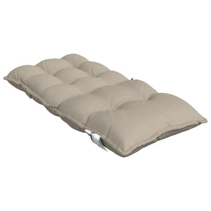 vidaXL Niedriglehner-Auflagen 4 Stk. Taupe Oxford-Gewebe